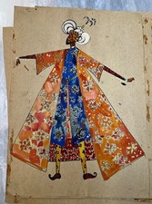 Theatrical costume sketch