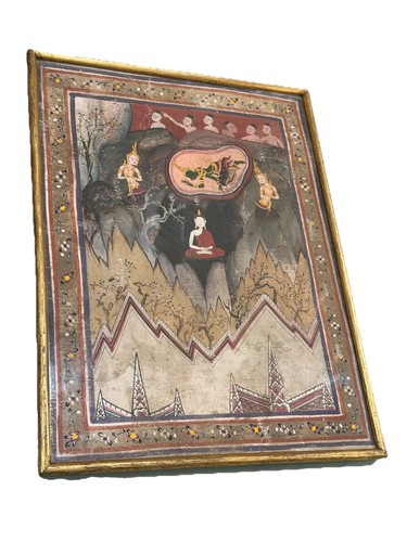Vintage antique thai buddha - antique,