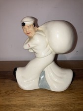 Vintage McCoy Pottery Ceramic Seaman’s Piggy Bank Sailor 1940/50s