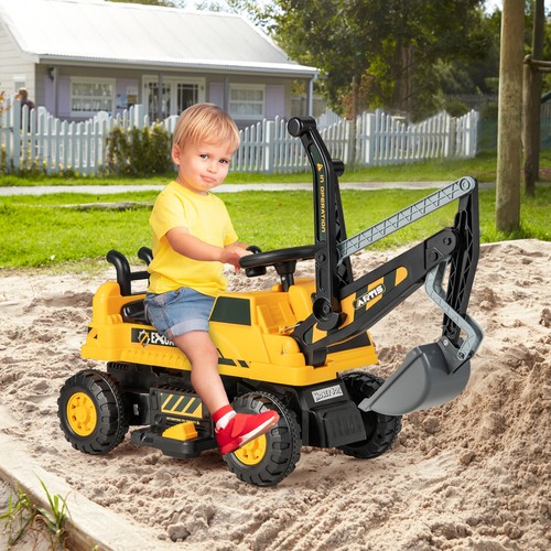 Kids ride excavator - ride,