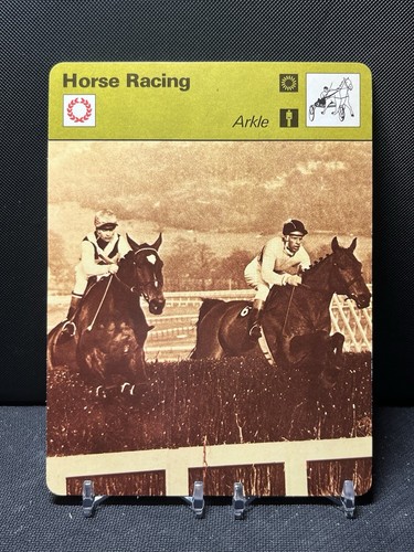 Sportscaster horse racing card - racing,