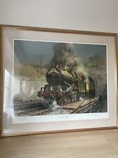 Terence Cuneo signed Print & 1999 Hardback Book 'Railway Painter of the Year'