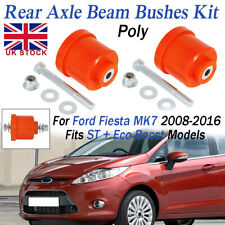 For Ford Fiesta MK7 2008-2016 Rear Axle Suspension Beam Bushes with Fixings Poly