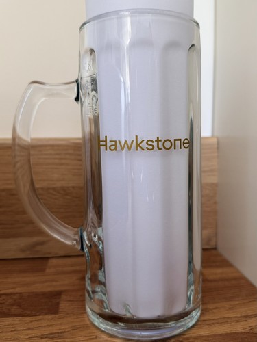 Hawkstone pint tankard glass - 1,