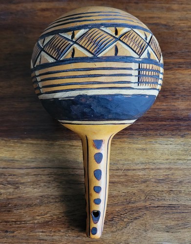 Hand carved painted - hand,