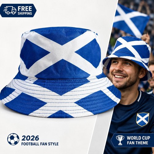 Bucket hat scotland world - hat,