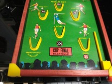 vintage table top football game cup final bagatelle
