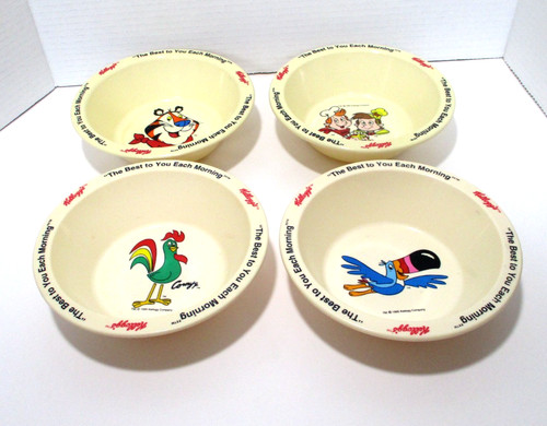 Cereal bowls kelloggs - bowls,