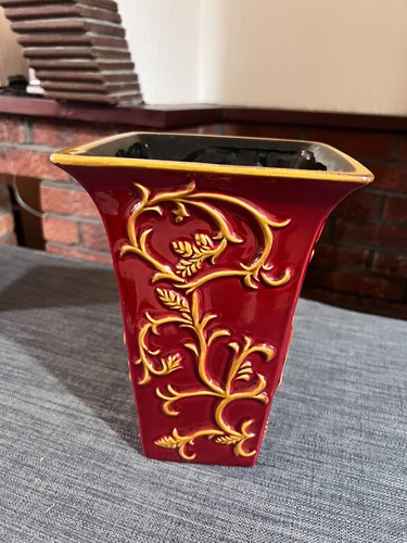 Ritzenhoff red vase - ritzenhoff, with