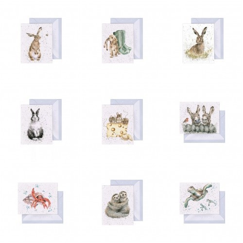 Wrendale animal mini card - animal,