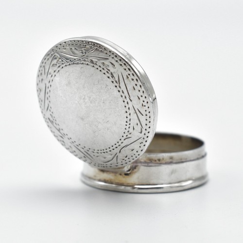Vintage solid silver pill - vintage,