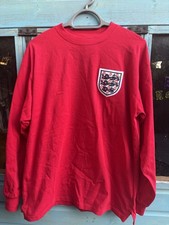 Long-sleeved Red Retro England