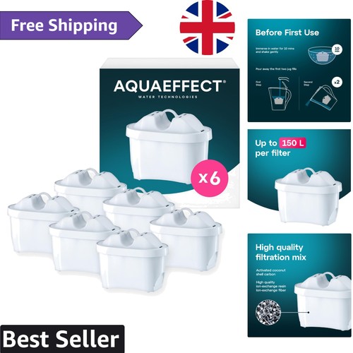 Pack max water filter - 6-pack, max+