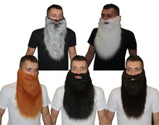Adults 16" Faux Fur Beard Pirate Dwarf Dwarven Viking Fancy Dress Accessory