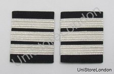 Pilot Epaulettes First Officer Epaulette 3 Silver R124