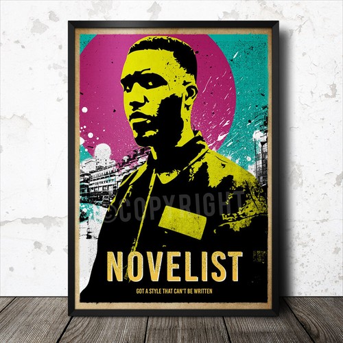 Novelist grime art print - grime,