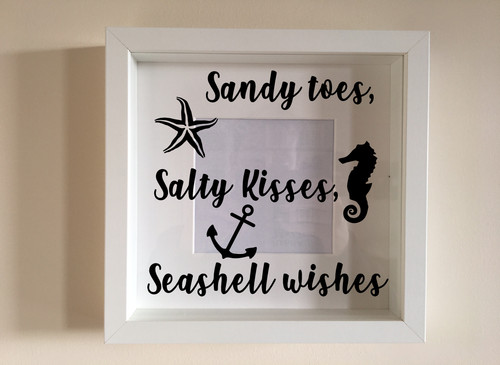 Box frame vinyl decal sticker - box,