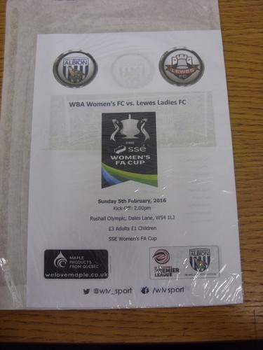 2016 west bromwich - 05/02/2016,