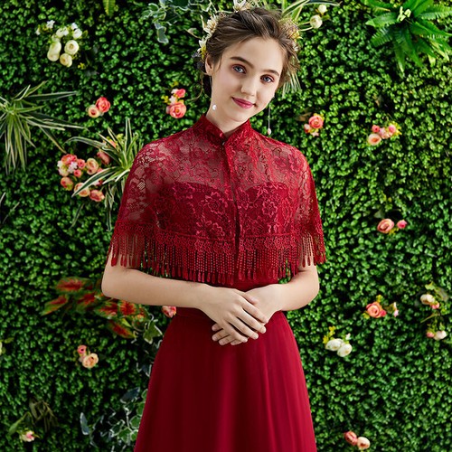 Lady lace capelet shawl bridal - lady,
