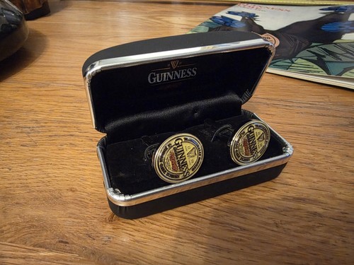 Guinness cufflinks - guinness,