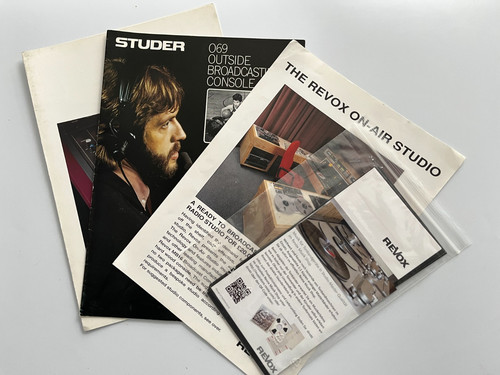 Studer revox brochures - revox,