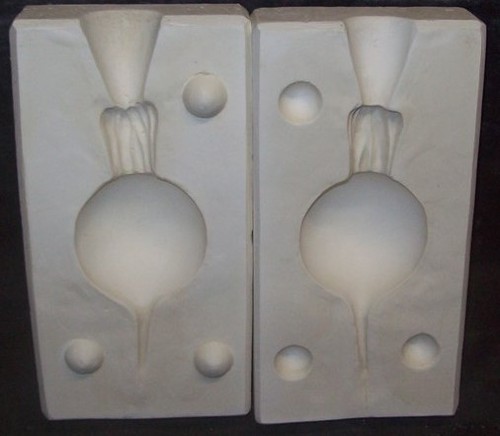 Ceramic mold molds turnip - molds,