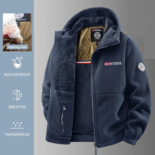 Men heated jacket winter - heated,