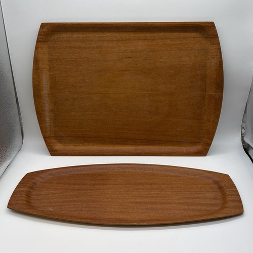 Vintage pair teak - of,
