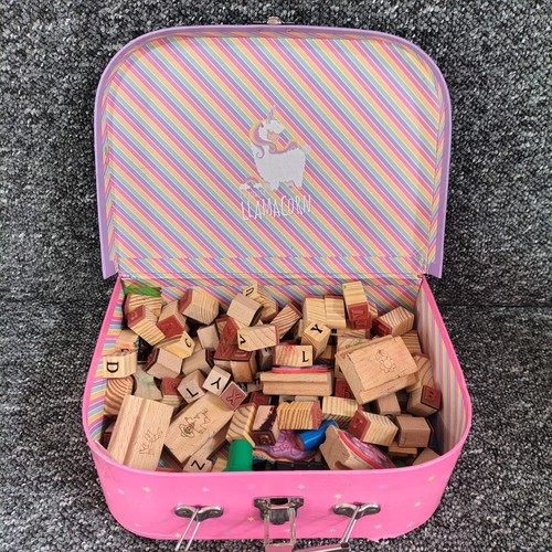 Huge wooden alphabet rubber - alphabet,