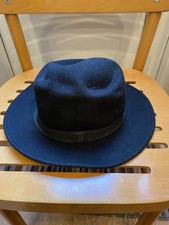 Preowned Ladies Black Fedora