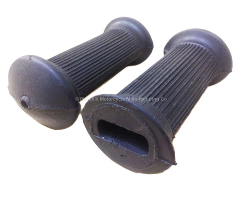 Pair universal footrest rubber - pair,
