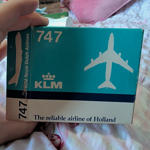 Klm boeing 747 model aircraft - model,