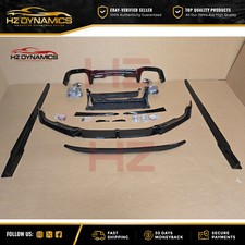 GLOSS BLACK PERFORMANCE FRONT LIP DIFFUSER BODYKIT TIPS FOR 2021 BMW X4 LCI G02