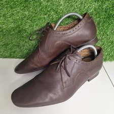 H by Hudson Brown Leather Mens