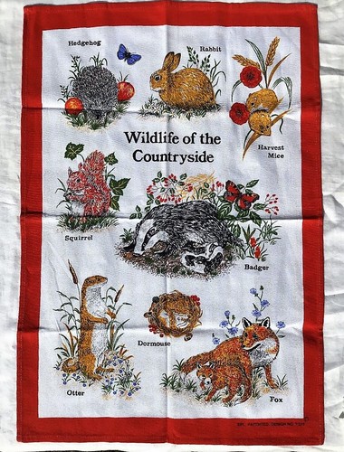 Vintage epl patented tea towel - vintage,