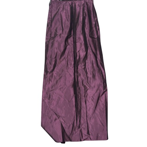 Skirt womens purple satin - skirt,