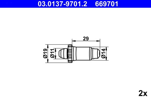 Rear axle ate 0137 9701 - rear, 03.0137-9701.2