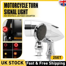 4PCS Chrome Motorcycle Bullet