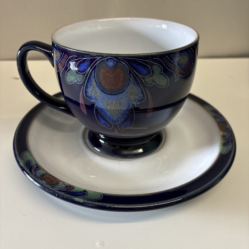 Denby baroque tea cup - denby, saucer