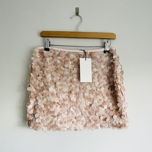 Zara pink sequin - sequin, skirt