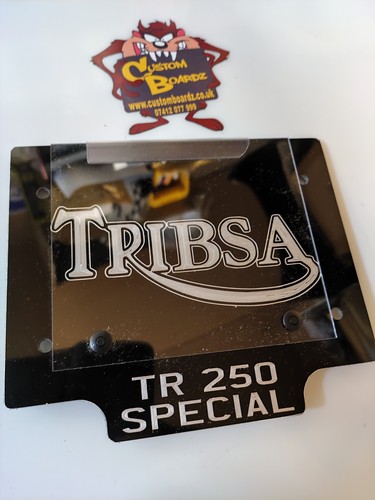 Trials front number board - trials,