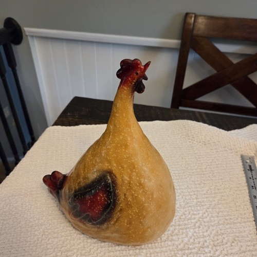 Vintage folk art chicken - vintage,
