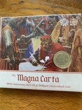 Royal Mint The Magna Carta 800th Anniversary 2014 BUNC UK £2 SU802