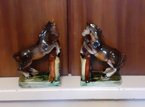 Pair vintage ceramic - pair,