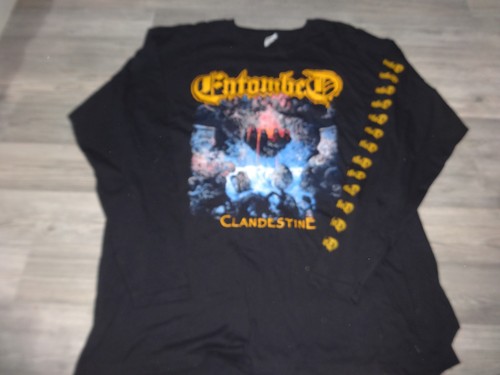Entombed screen print - screen,