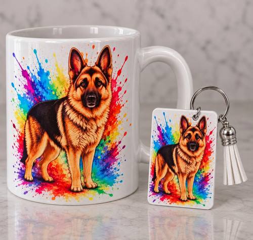 Ceramic coffee mug keyring - mug,