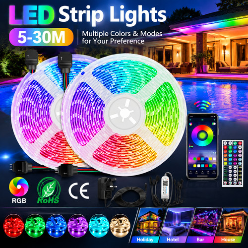 Rgb led strip lights - rgb, 1-10m