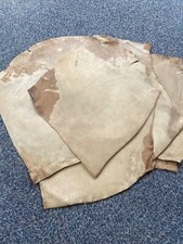 CORDOVAN SHELLS VEGETABLE TANNED LEATHER NATURAL DISTRESSED LOW GRADE 2.0-2.8mm