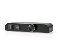 Nedis 2 Way Speaker Switcher Selector Box Banana Connectors Volume Control