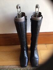 Ladies K Clarks Black Leather